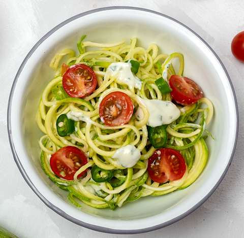 Zucchini Spaghetti Salad
