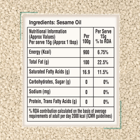 Sesone Cold Pressed Sesame Oil