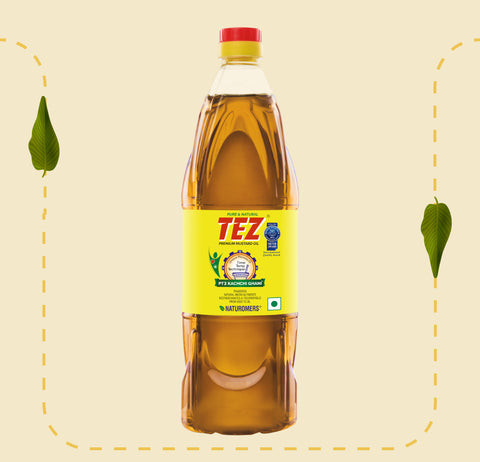 TEZ PT3 Premium Mustard Oil | Rich in Taste | High Pungency
